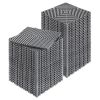 VEVOR Interlocking Drainage Mat, 12'x12' Modular Interlocking Cushion Durable PP Material, 55 Pcs Splicing Drainage Mats
