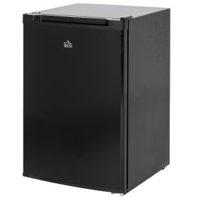 Upright Freezer, 3 Cu Ft Small Freezer with Reversible Single Door, Adjustable Thermostat for Home, Apartment, Black