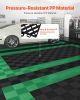 VEVOR Interlocking Drainage Mat, 15.7'x15.7' Modular Cushion Durable PP Material, 24 Pcs Splicing Drainage Mats