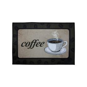 Printed Absorbent & Non-Slip Door Mat - Durable Polyester Carpet with "Kitchen" Design, Ideal for Bathrooms, Hallways, Living Rooms (Color: SJR-50-90-8, size: 19.7*35.4in/50*90cm)